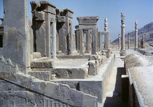 Tachara or Palace of Darius I (Winter Palace), Persepolis, Fars province, Iran, 6th cent BC (1994).  Creator: LTL.