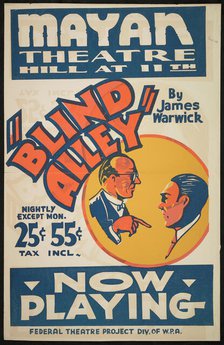 Blind Alley, Los Angeles, 1937. Creator: Unknown.