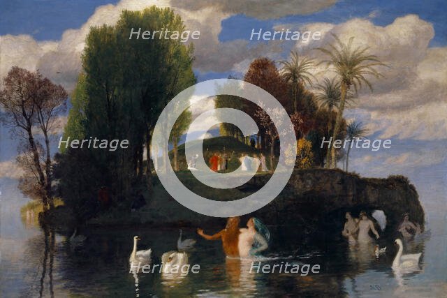 The island of life , 1888. Creator: Böcklin, Arnold (1827-1901).