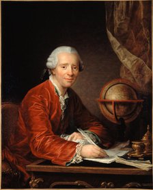 Portrait of Jean Le Rond d'Alembert (1717-1783), mathematician and philosopher, 1777. Creator: Catherine Lusurier.
