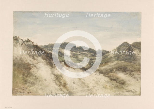 Duin landscape at Zorgvliet, 1880. Creator: Johannes Gysbert Vogel.