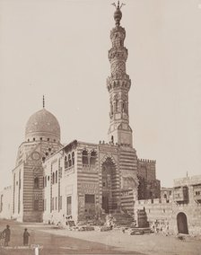 Mosque of Kait Bey before Restoration, Cairo, c1882. Creator: Pascal Sébah.