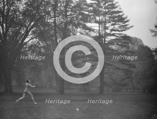 Elizabeth Duncan dancers and children, 1920 Creator: Arnold Genthe.