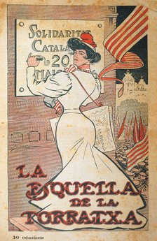 Cover of the humor magazine 'La Esquella de la Torratxa', special issue on the occasion of the ac…