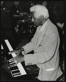 American pianist Mal Waldron playing at The Fairway, Welwyn Garden City, Hertfordshire, 2 May 1999. Artist: Denis Williams