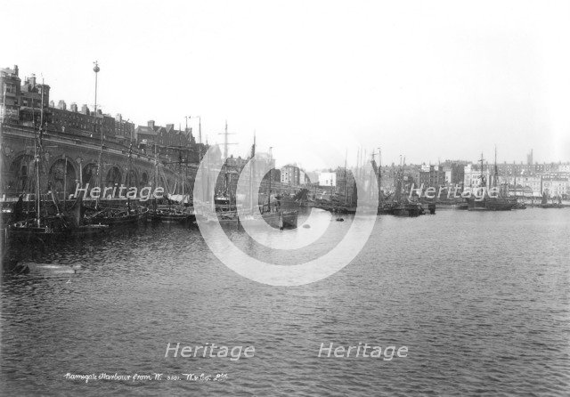 Ramsgate Harbour, Kent, 1890-1910. Artist: Unknown