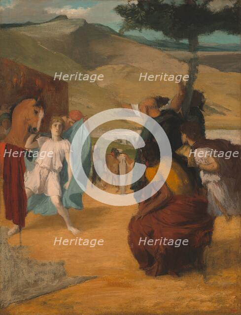 Alexander and Bucephalus, 1861/1862. Creator: Edgar Degas.