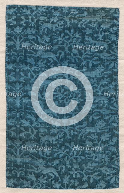 Textile Fragment, 1500s - 1600s. Creator: Unknown.