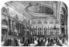Grand ball in the Exchange..., Liverpool, to Prince and Princess Christian and Prince Arthur, 1868. Creator: Unknown.