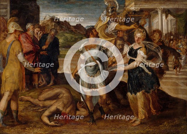 The Execution of St John the Baptist, 16th Century. Creator: Lambert Sustris.