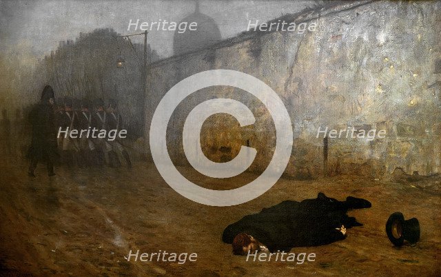 The Execution of Marshal Ney on 7 December 1815, 1868.