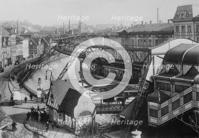 Elerfeld-Barmen Road, view of city, Germany, 1913. Creators: Bain News Service, George Graham Bain.