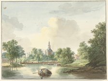 The Hogewoerdse Poort in Leiden seen from the Singel, 1786-1839. Creator: Pieter Gerardus van Os.