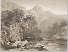 Landscape, 19th century. Creator: Alexandre Calame.