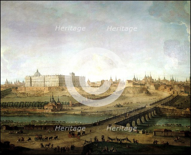 Royal Palace of Madrid, oil on canvas.