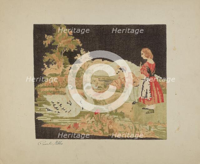 Cotton Cloth, c. 1939. Creator: Pearl Gibbo.