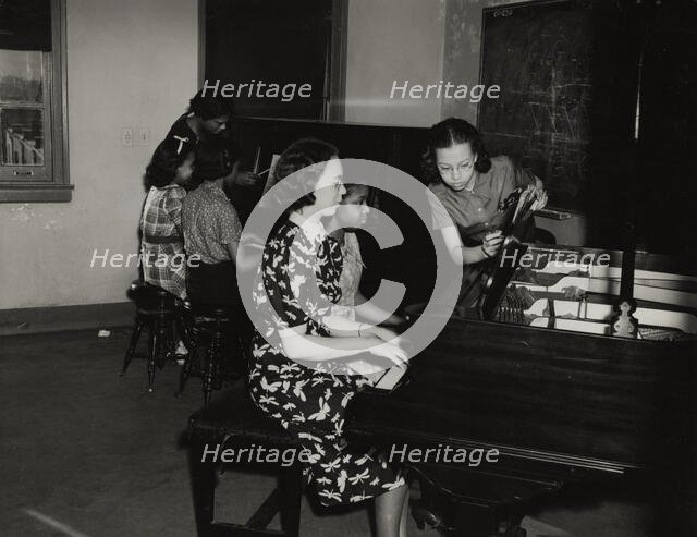 Central Manhattan Music Center, 1938. Creator: Aubrey Pollard.