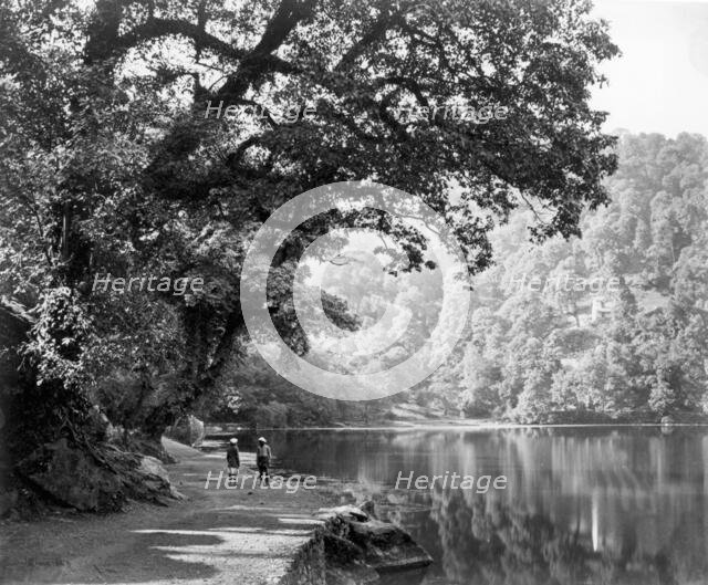 Lake at Naini Tal, India, c1865. Creator: Samuel Bourne.