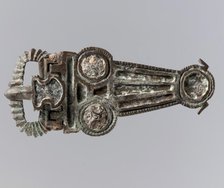 V-Shaped Buckle, Frankish, 7th century. Creator: Unknown.