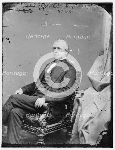 Hiram McCullough of Maryland, between 1860 and 1875. Creator: Unknown.