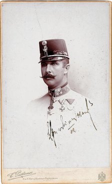 Archduke Franz Ferdinand of Austria, 1902. Creator: Pietzner, Carl (1853-1927).