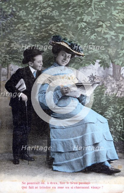 French romantic postcard, c1900. Artist: Unknown