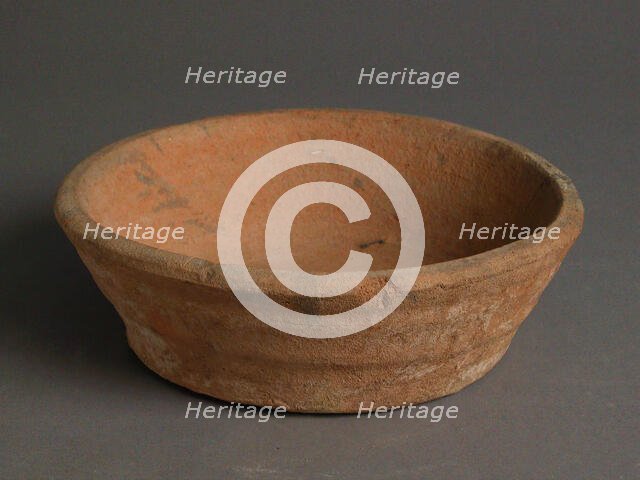 Bowl, Coptic, 4th-7th century. Creator: Unknown.