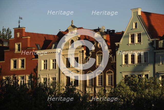 Building facades, Old Town, Gdansk, Poland, 2015. Creator: Unknown.