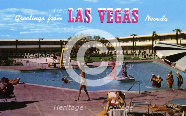 The Dunes Hotel, Las Vegas, Nevada, USA, 1956. Artist: Unknown