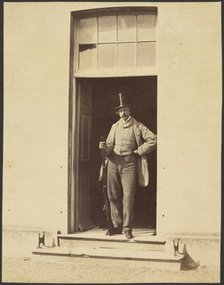 Portrait of Horatio Ross, 1860. Creator: Roger Fenton.