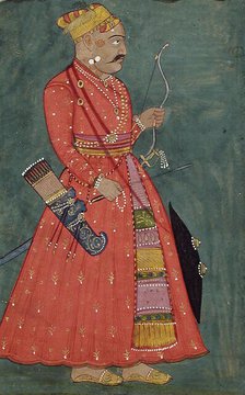 Maharaja Kesari Singh (Kesava Sen, 1574-1604), c1725. Creator: Unknown.