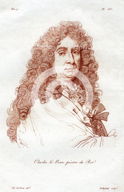 Charles le Brun, French Baroque era painter, (19th century.)Artist: Bellefond