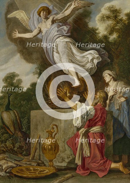The Sacrifice of Manoah, 1624. Creator: Lastman, Pieter Pietersz. (1583-1633).