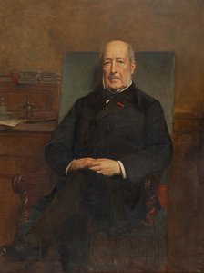 The Lawyer Armand-Désiré Auger, 1885. Creator: Pierre Van Havermaet.