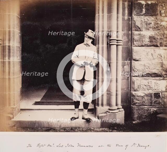 Lord John Manners at St Marys, from an album compiled by Sir John Everett Millais. Creator: Unknown.