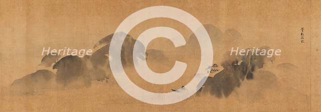 Famous Themes for Painting Study Known as "The Garden of Painting" (Gaen) , 1670. Creator: Kanô Tan'yû.