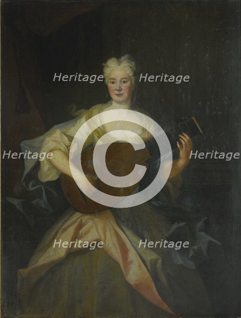 Portrait of Anna Constantia, Countess of Cosel (1680-1765), nee von Brockdorff. Artist: Silvestre, Louis de (1675-1760)