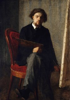 Self-Portrait, 1858. Creator: Fantin-Latour, Henri (1836-1904).