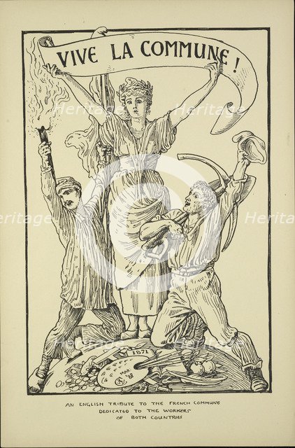 Vive la Commune! An English tribute to the French commune dedicated to the workers of both countries