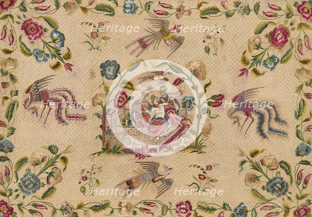 Picture (Susannah and the Elders), England, Queen Anne period, c. 1700/10. Creator: Unknown.