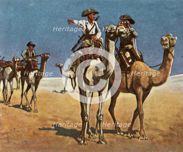 Pursuing the Simon-Copper-Hottentotts in the Kalahari Desert, 16 March 1908, (1936). Creator: Unknown.