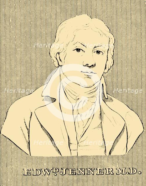 'Edward Jenner M.D.', (1749-1823), 1830. Creator: Unknown.