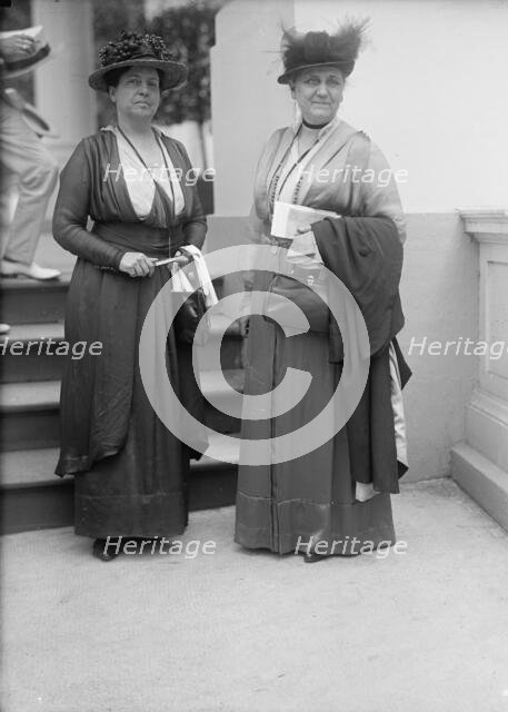Lillian Wald and Jane Addams, 1916.  Creator: Harris & Ewing.