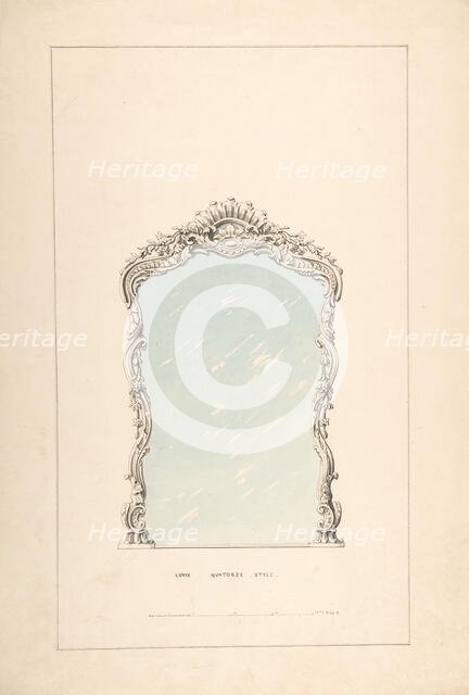 Pier Glasses, 1850-1904. Creator: Robert William Hume.