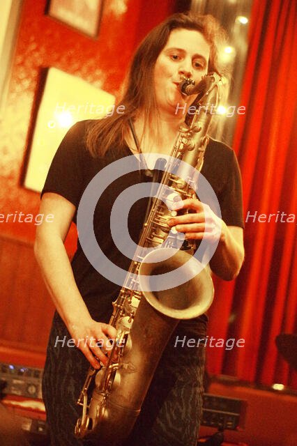 Arabella Sprot, Speakeasy Jazz Club, Wick Inn, Hove, East Sussex, 31 Jan 2024. Creator: Brian O'Connor.