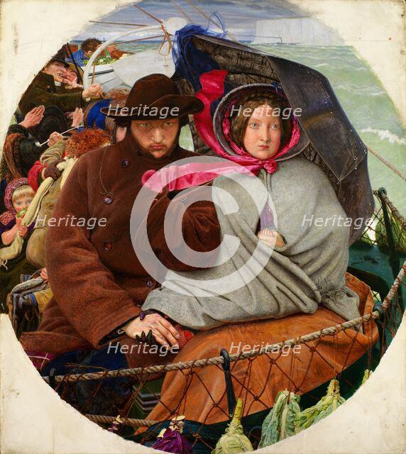 The Last of England, 1852-1855. Creator: Ford Madox Brown.