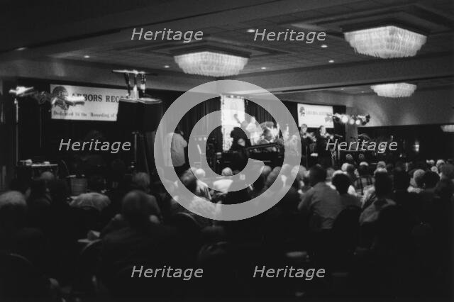 Band on stage, The March of Jazz, Clearwater Beach, Florida, 2000. Creator: Brian Foskett.