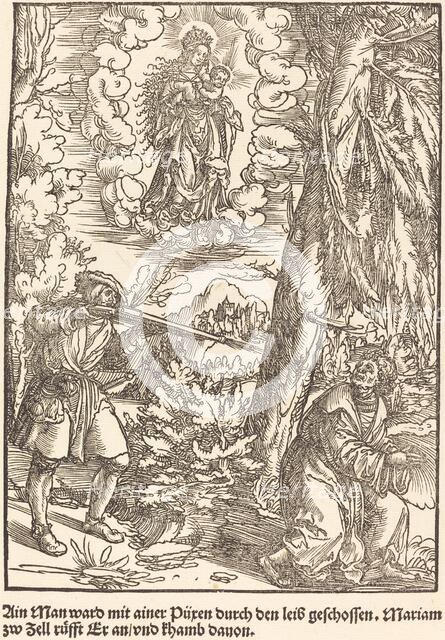 Ain Man ward mit ainer Puren ..., c. 1503. Creator: Master of the Legend Scenes.