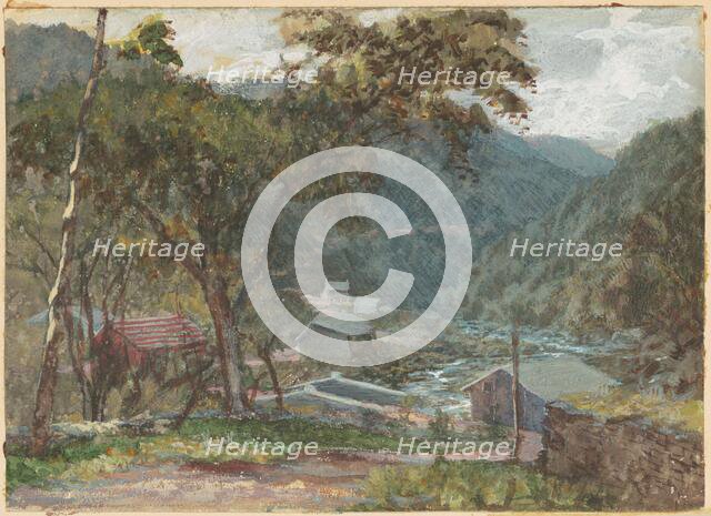 Entrance to Kauterskill Clove, Catskill Mountains, 19th century. Creator: Unknown.