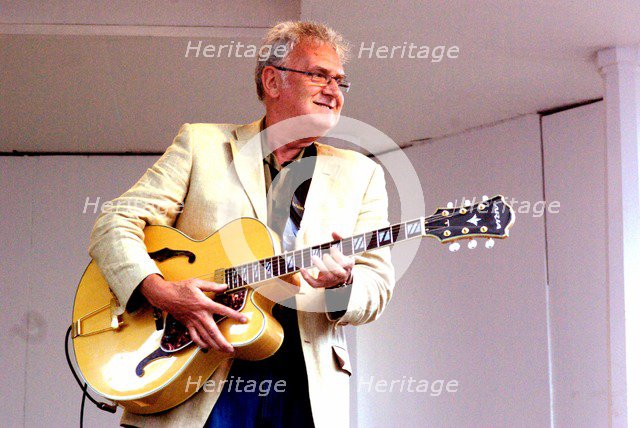 Jim Mullen, Scottish jazz guitarist, Pantiles, Tunbridge Wells, Kent, 2008.  Artist: Brian O'Connor.